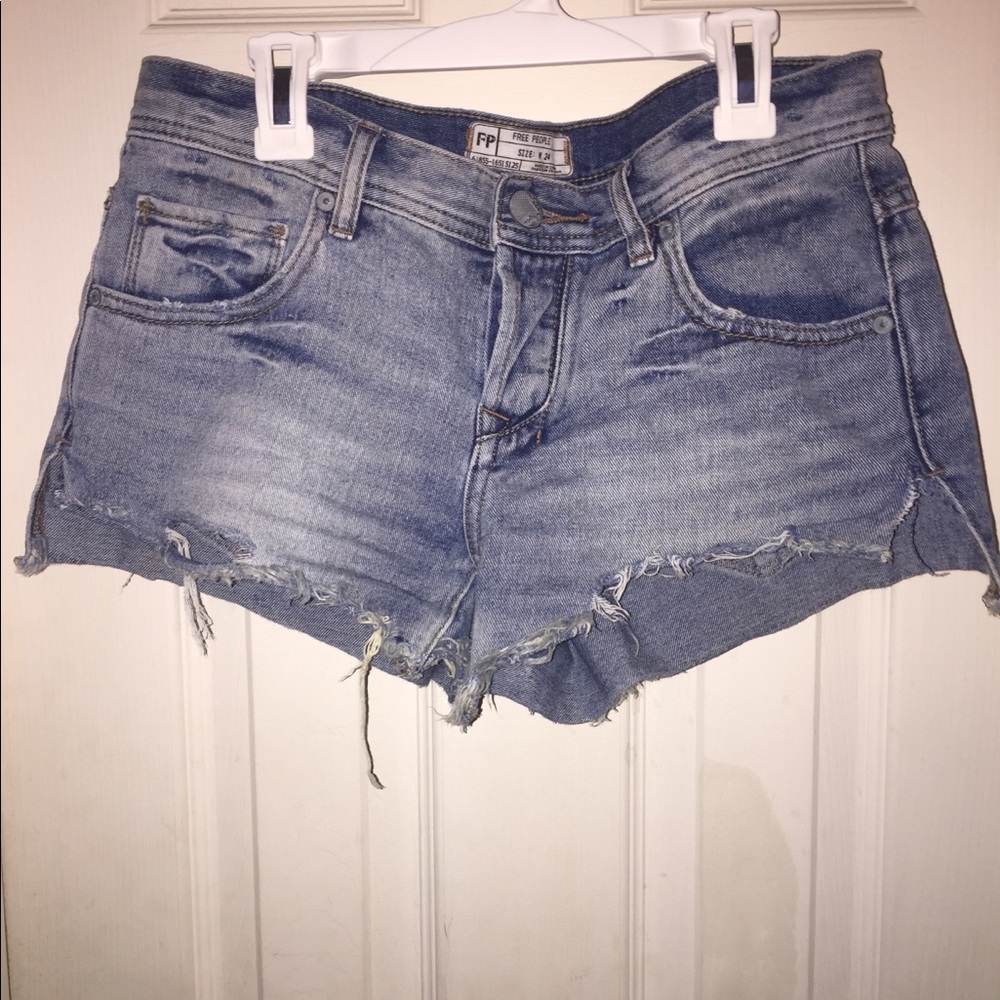 Free People Jean Shorts